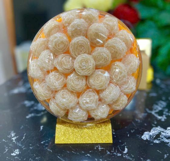 Sản phẩm Yến tinh chế viên hoa hồng